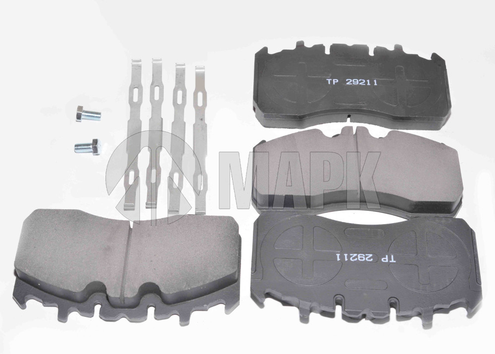 Колодки дисковые 29211 (SM) с рем/компл., (216x110.2x29) Meritor Elsa 225-2 Kogel (TrailerParts)